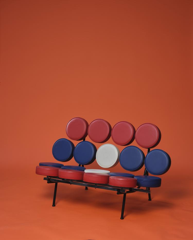 Bild 2 zu Objekt, 'Marshmallow' loveseat, 1956, George Nelson, Vitra Design, Weil am Rhein, 164B 307