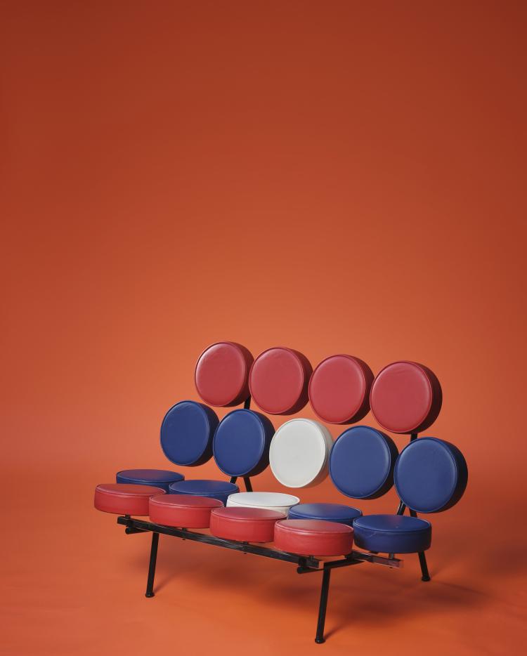 Bild 4 zu Objekt, 'Marshmallow' loveseat, 1956, George Nelson, Vitra Design, Weil am Rhein, 164B 307