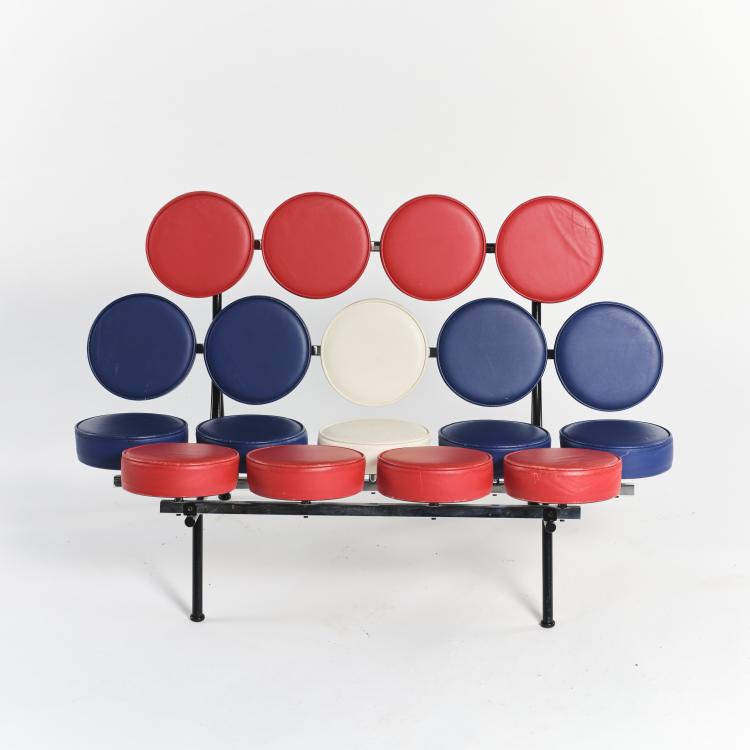 Bild 6 zu Objekt, 'Marshmallow' loveseat, 1956, George Nelson, Vitra Design, Weil am Rhein, 164B 307