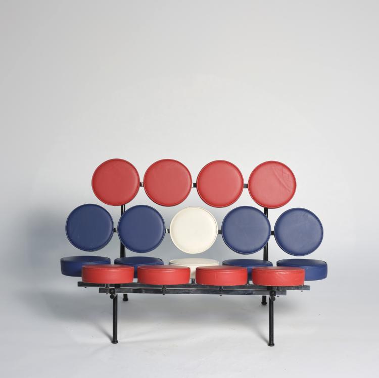 Bild 10 zu Objekt, 'Marshmallow' loveseat, 1956, George Nelson, Vitra Design, Weil am Rhein, 164B 307