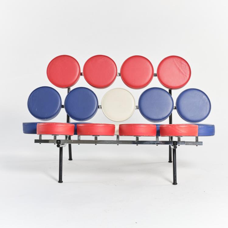 Bild 11 zu Objekt, 'Marshmallow' loveseat, 1956, George Nelson, Vitra Design, Weil am Rhein, 164B 307