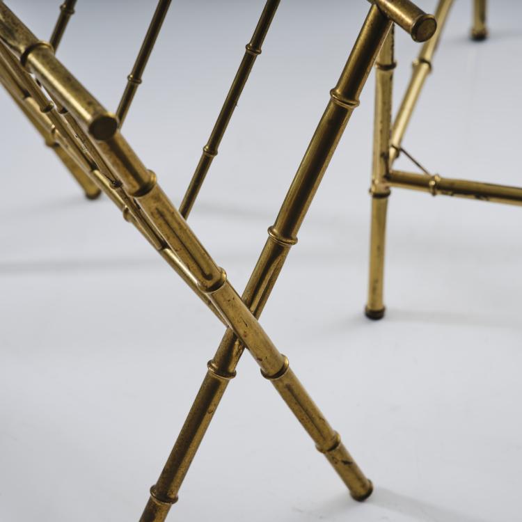 Bild 3 zu Objekt, 2 'Bamboo' side tables and 2 magazine racks, 1970s, Italien, 164A 227