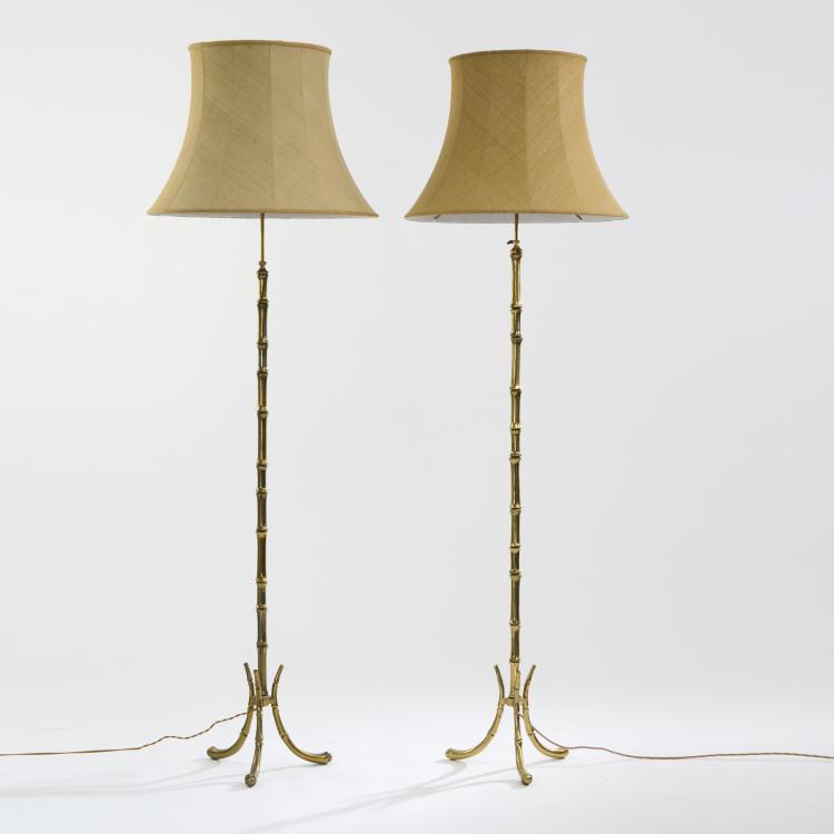Hauptbild zu Objekt, Two floor lights, 1970s, Italien, 167A 282