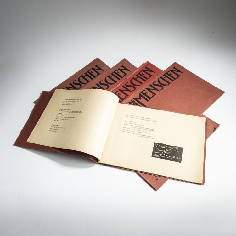 Hauptbild zu Objekt, 7 B&auml;nde 'Menschen - Buchfolge Neuer Kunst', 1919, Dresdner Verlag 1917, 165C 470