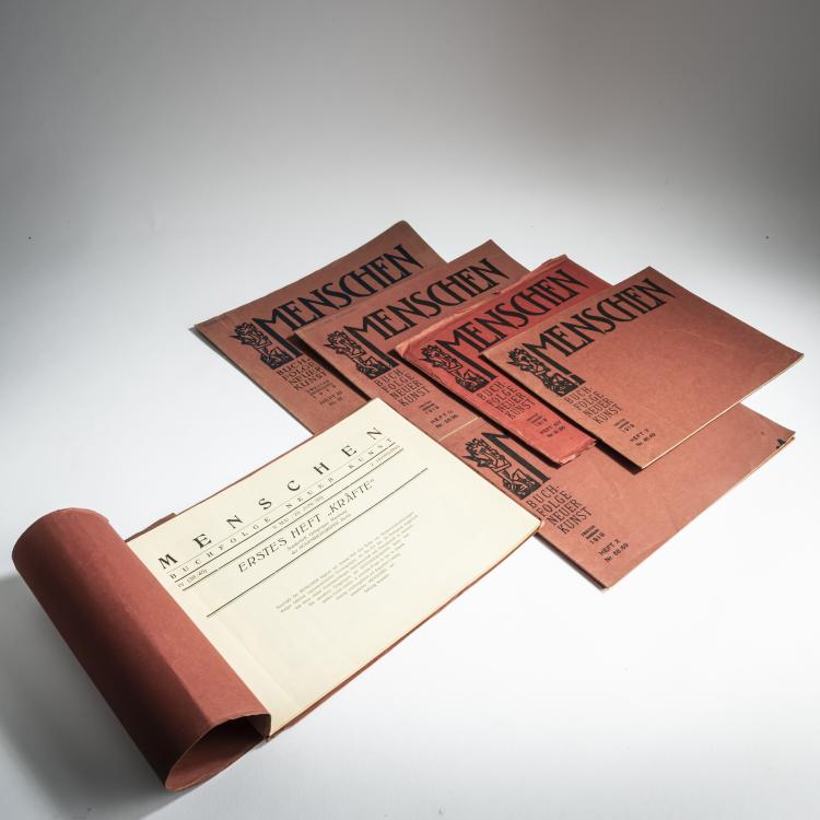 Bild 3 zu Objekt, 7 B&auml;nde 'Menschen - Buchfolge Neuer Kunst', 1919, Dresdner Verlag 1917, 165C 470