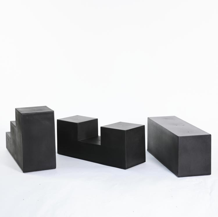 Hauptbild zu Objekt, 3 'Gli scacchi' elements, 1971, Mario Bellini, C&B Italia, Novedrate, Como, 164A 219