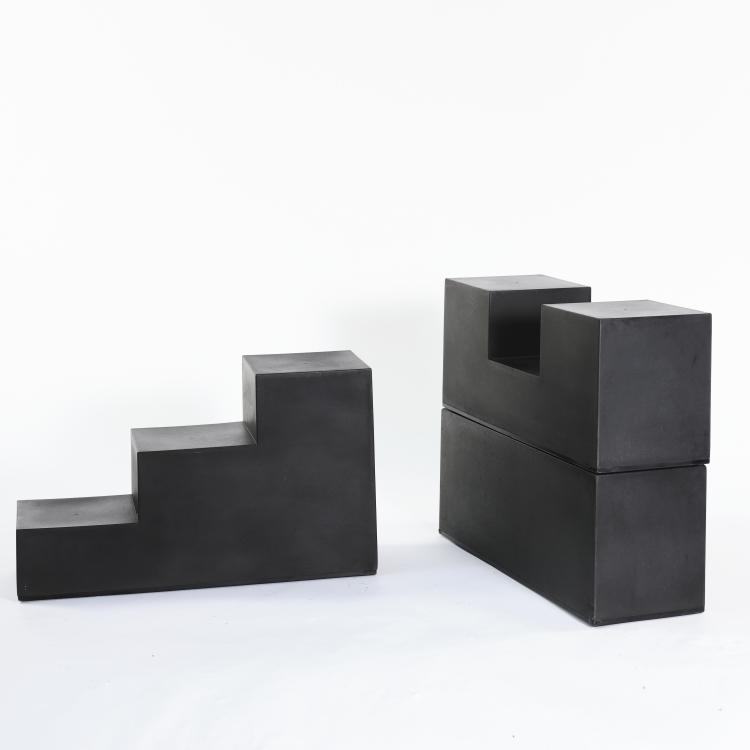 Bild 1 zu Objekt, 3 'Gli scacchi' elements, 1971, Mario Bellini, C&B Italia, Novedrate, Como, 164A 219