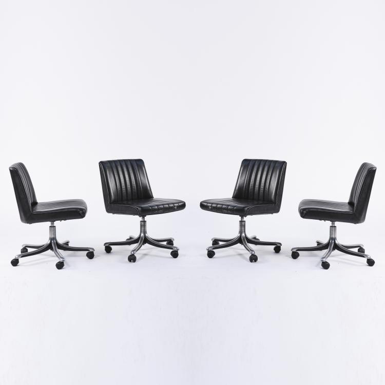 Hauptbild zu Objekt, 4 'Modus' work chairs, 1972, Tecno, Mailand, 164A 221