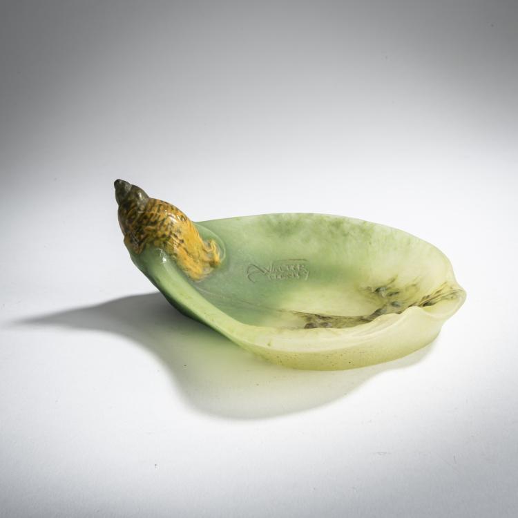 Hauptbild zu Objekt, Vide-poches 'Escargot', 1923, Henri Berg&eacute;, Walter, Amalric, Nancy, 165B 231