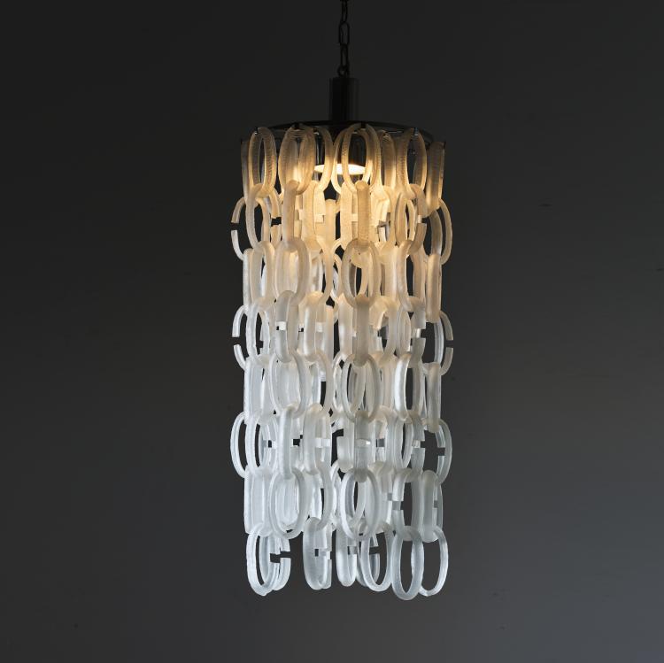 Hauptbild zu Objekt, Ceiling light, 1960s/70s, A.V. Mazzega, Murano (zugeschrieben), 164A 66