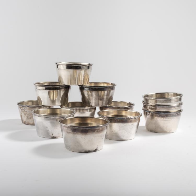 Bild 1 zu Objekt, Hotel silver: 12 dishes, 1950s, Gio Ponti (in the style of), Krupp, Arthur, Mailand, 164A 139