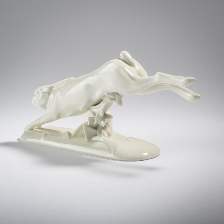 Bild 3 zu Objekt, Leaping Hare, c. 1927, Gerhard Schliepstein, Rosenthal, Selb, 165C 402