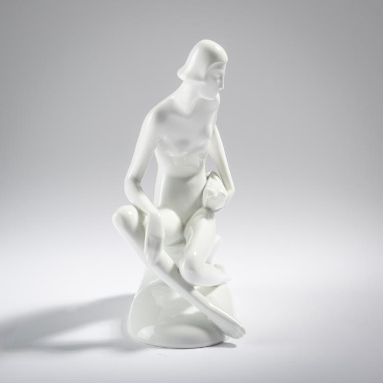 Bild 2 zu Objekt, 'Girl with a Dove', 1929, Gerhard Schliepstein, Rosenthal, Selb, 165C 405