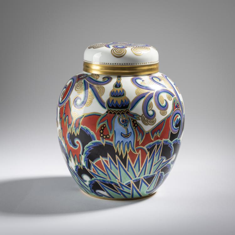 Hauptbild zu Objekt, Vase with cover, 1921, Kurt Wendler, Rosenthal, Selb, 165C 398