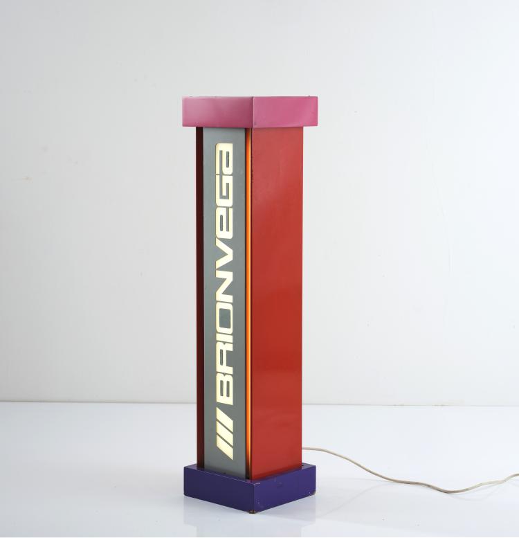 Hauptbild zu Objekt, 'Brionvega' advertising column, 1980/90s, Ettore Sottsass, Brionvega, Mailand, 164A 154