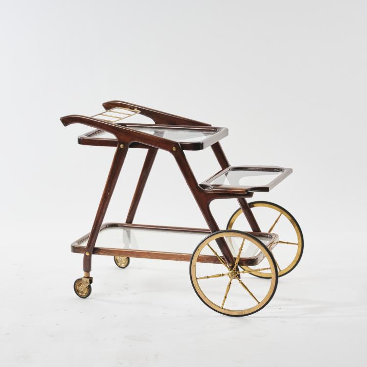 Hauptbild zu Objekt, Serving trolley, c. 1955, Cesare Lacca (attributed), Italien, 164A 42
