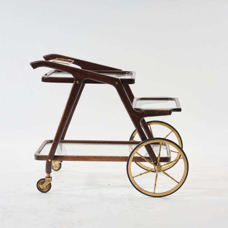 Bild 1 zu Objekt, Serving trolley, c. 1955, Cesare Lacca (attributed), Italien, 164A 42