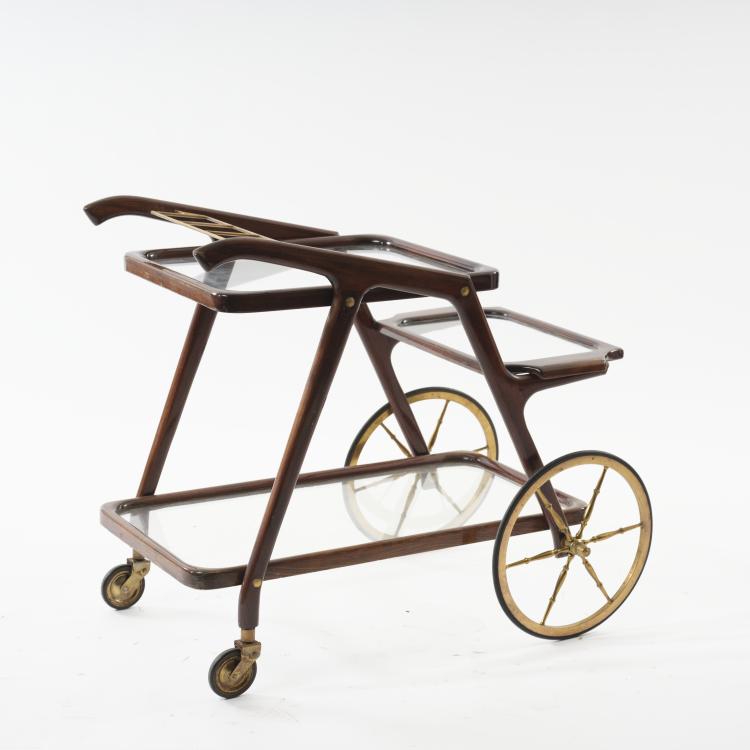 Bild 2 zu Objekt, Serving trolley, c. 1955, Cesare Lacca (attributed), Italien, 164A 42