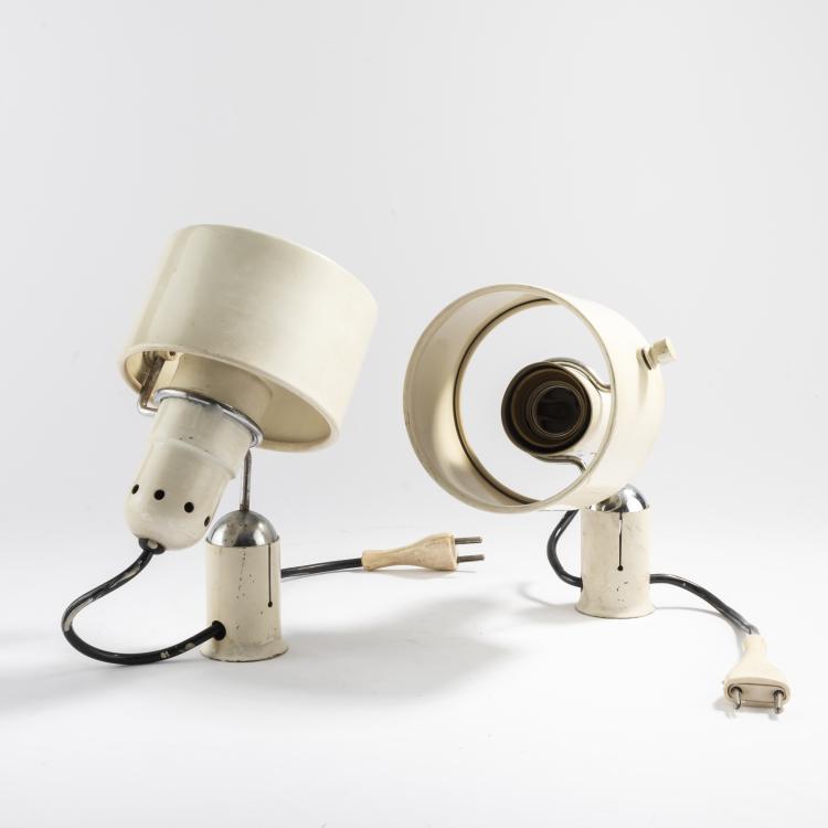 Hauptbild zu Objekt, 2 sconces, 1950s, Stilnovo, Mailand (zugeschrieben), 164A 25