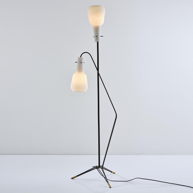 Hauptbild zu Objekt, Floor lamp, c. 1958, Stilnovo, Mailand (im Stile von), 164A 58