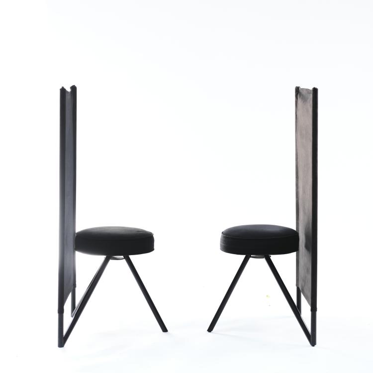 Hauptbild zu Objekt, 2 'Miss Wirt' chairs, 1982, Philippe Starck, Disform, Barcelona, 164B 483