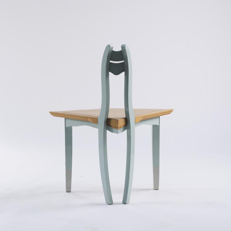 Bild 3 zu Objekt, 'Gudrun am Leineufer' chair from the pre-series, 1984, Bořek &Scaron;&iacute;pek, M&ouml;belwerkstatt Cremer & Cremer, Eschweiler, 164B 319