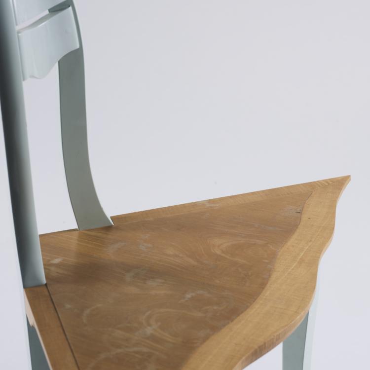 Bild 5 zu Objekt, 'Gudrun am Leineufer' chair from the pre-series, 1984, Bořek &Scaron;&iacute;pek, M&ouml;belwerkstatt Cremer & Cremer, Eschweiler, 164B 319