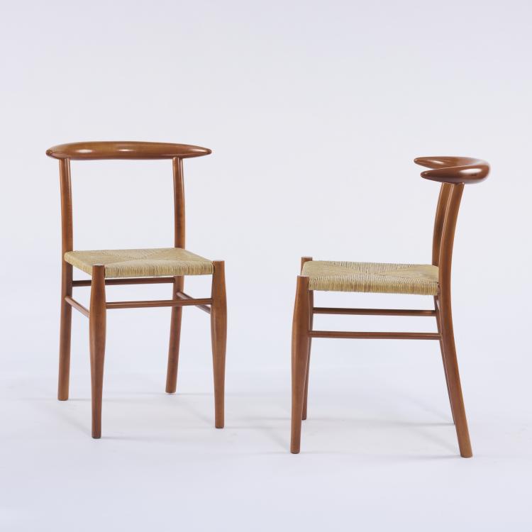 Bild 1 zu Objekt, 2 'Tessa Nature' chairs, 1989, Philippe Starck, Driade, Caorso, 164B 490