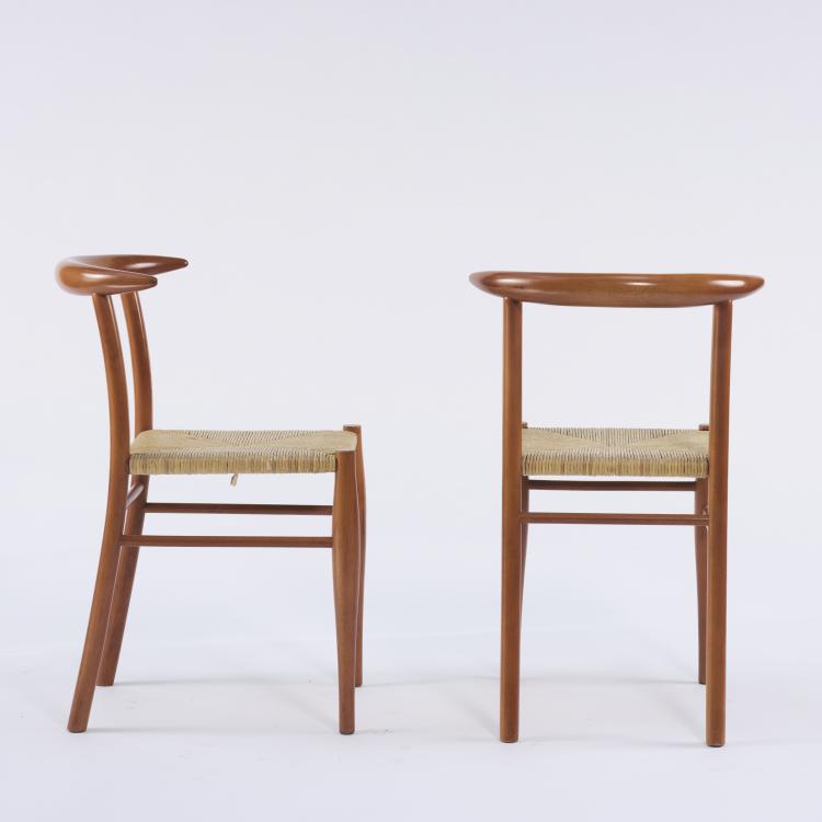 Bild 3 zu Objekt, 2 'Tessa Nature' chairs, 1989, Philippe Starck, Driade, Caorso, 164B 490