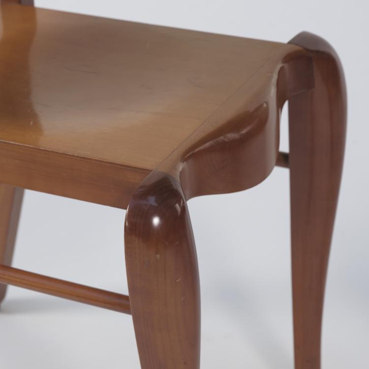 Bild 3 zu Objekt, 2 'Placide of Wood' chairs, 1989, Philippe Starck, Driade, Caorso, 164B 491