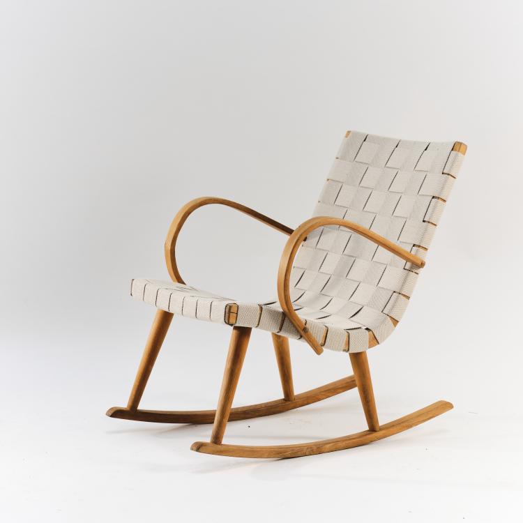 Hauptbild zu Objekt, Rocking chair, c. 1955, Schweden, 164B 424
