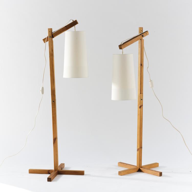 Bild 2 zu Objekt, 2 floor lamps, c. 1965, Enzo Mari (after), Italien, 164A 87