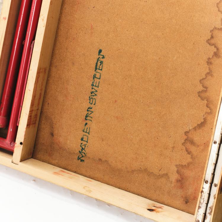 Bild 2 zu Objekt, 2 camping tables, each with 2 stools, c. 1955, Schweden, 164B 423