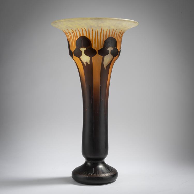 Hauptbild zu Objekt, Tall vase, 1918-22, Schneider, Epinay-sur-Seine, 165B 199