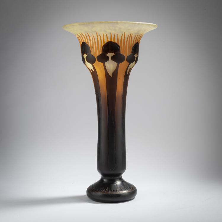 Bild 1 zu Objekt, Tall vase, 1918-22, Schneider, Epinay-sur-Seine, 165B 199
