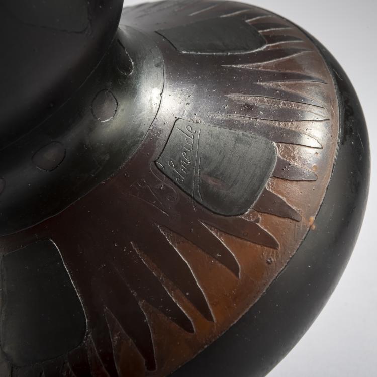 Bild 3 zu Objekt, Tall vase, 1918-22, Schneider, Epinay-sur-Seine, 165B 199