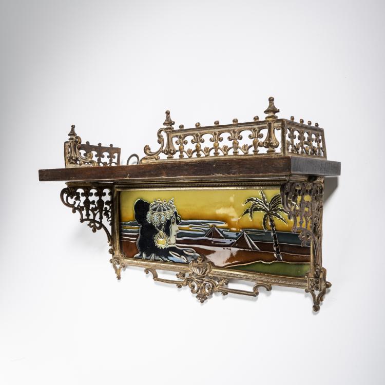 Bild 2 zu Objekt, Framed tile 'Egypt', c. 1900, Carl Sigmund Luber, Schwarz, J. von, N&uuml;rnberg, 165C 433