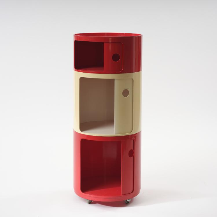 Bild 1 zu Objekt, 3 containers with sliding doors - models '4953', '4955' and '4956', 1969, Anna Castelli Ferrieri, Kartell, Noviglio, 164A 125
