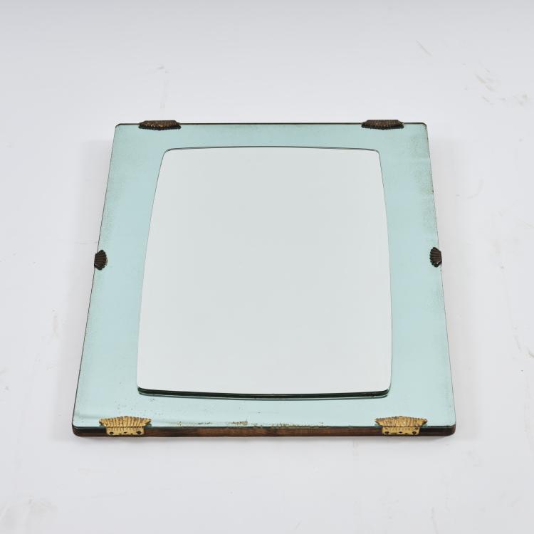 Hauptbild zu Objekt, Wall mirror, 1940s, Italien, 164A 3
