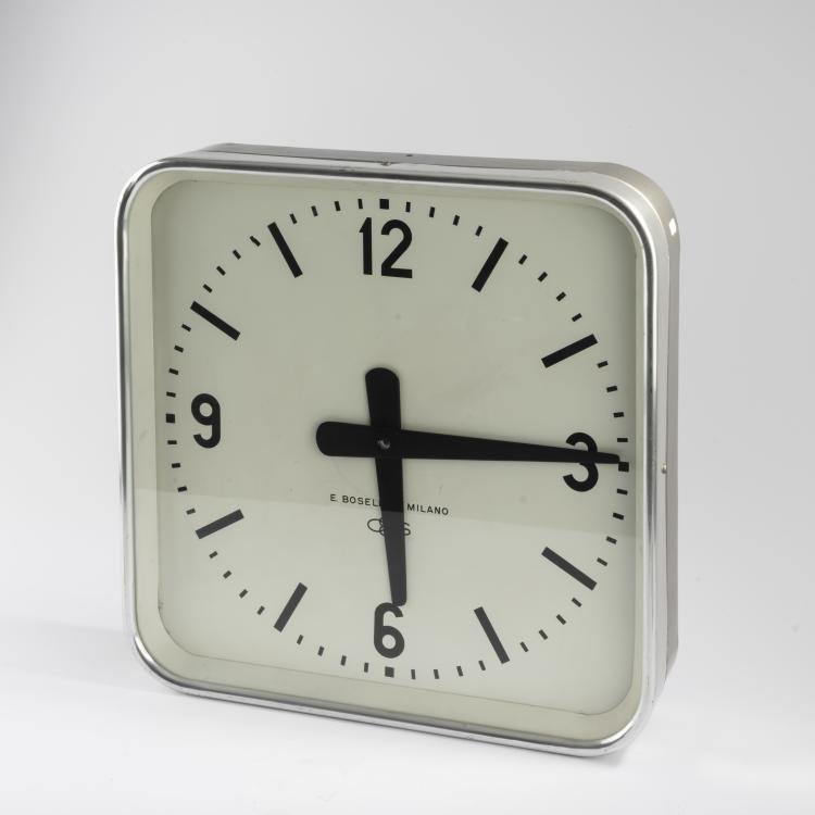 Hauptbild zu Objekt, '25' wall clock, 1970s, Gio Ponti, Boselli, E., Mailand (zugeschrieben), 164A 147