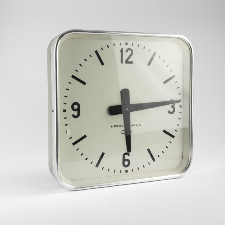 Bild 1 zu Objekt, '25' wall clock, 1970s, Gio Ponti, Boselli, E., Mailand (zugeschrieben), 164A 147