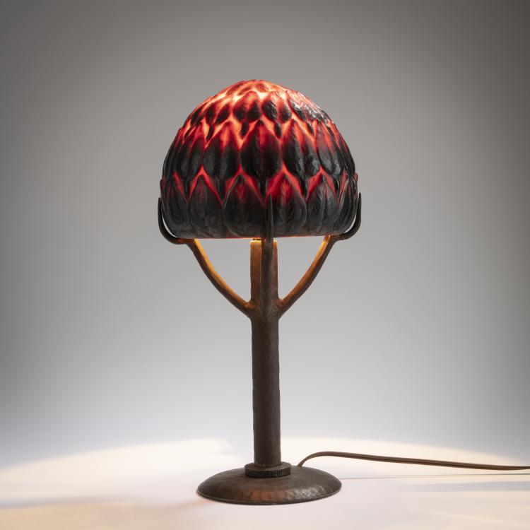 Hauptbild zu Objekt, 'Arbres' table light, 1926, Gabriel Argy-Rousseau, Argy-Rousseau, Gabriel, Paris, 165B 74