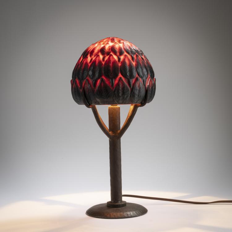 Bild 1 zu Objekt, 'Arbres' table light, 1926, Gabriel Argy-Rousseau, Argy-Rousseau, Gabriel, Paris, 165B 74