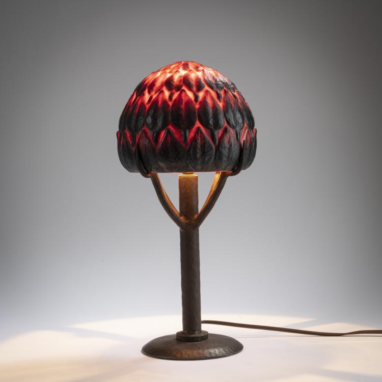 Bild 2 zu Objekt, 'Arbres' table light, 1926, Gabriel Argy-Rousseau, Argy-Rousseau, Gabriel, Paris, 165B 74
