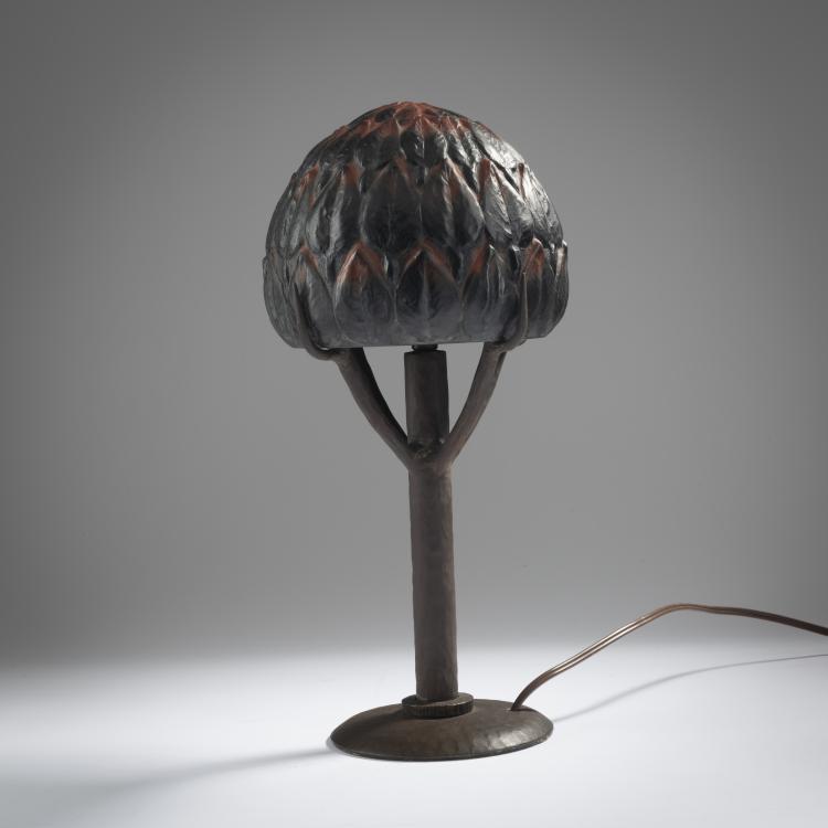 Bild 4 zu Objekt, 'Arbres' table light, 1926, Gabriel Argy-Rousseau, Argy-Rousseau, Gabriel, Paris, 165B 74