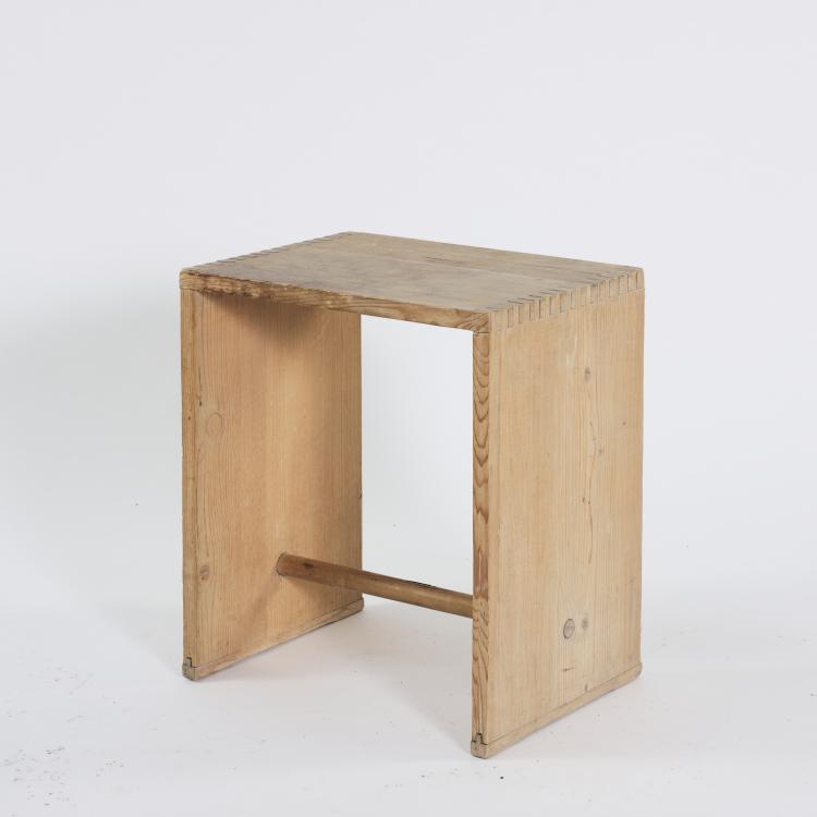 Hauptbild zu Objekt, 'Ulm stool', 1953, Max Bill,Hans Gugelot,Paul Hildinger, Hochschule f&uuml;r Gestaltung, Ulm (HFG); Hildinger Paul, 164B 382