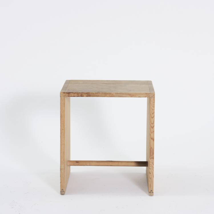 Bild 1 zu Objekt, 'Ulm stool', 1953, Max Bill,Hans Gugelot,Paul Hildinger, Hochschule f&uuml;r Gestaltung, Ulm (HFG); Hildinger Paul, 164B 382
