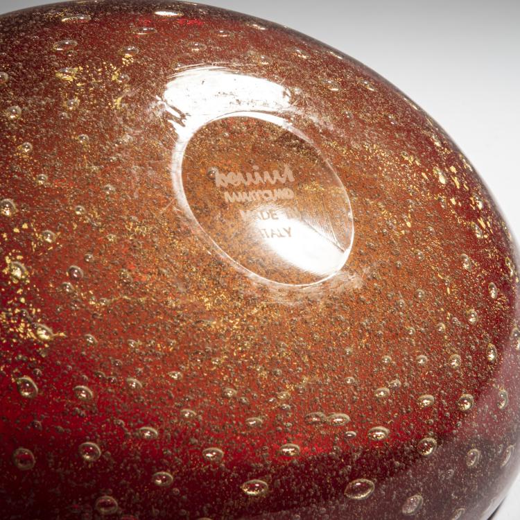 Bild 3 zu Objekt, 'Sommerso a bolle' bowl, c. 1935, Carlo Scarpa, Venini & C., Murano, 164C 549