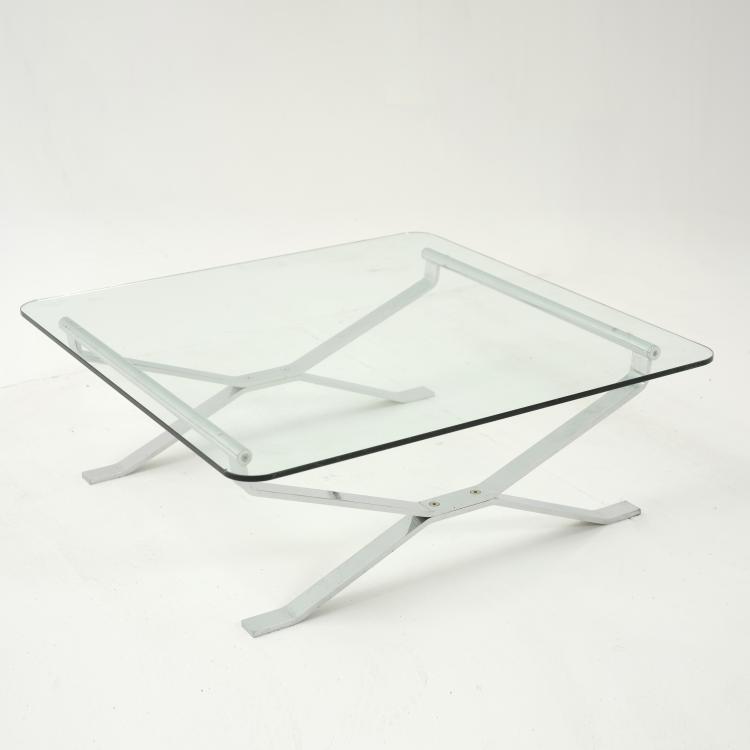 Hauptbild zu Objekt, Sofatisch 'Lotus', 1970er Jahre, MIM - Mobili Italiani Moderni, Rom, 164O 118