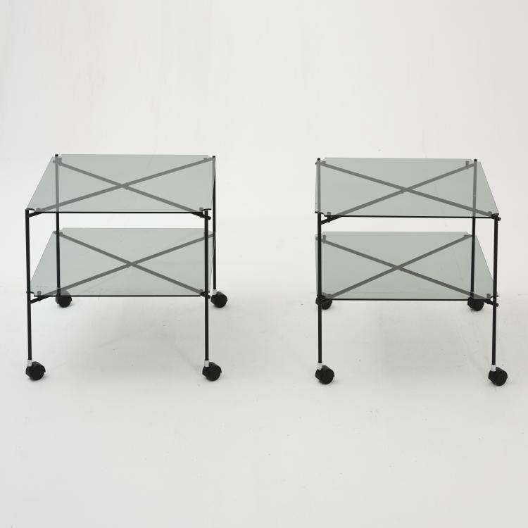 Bild 1 zu Objekt, Zwei Servierwagen 'Biplano', 1979, Bruno Munari, Robots S.p.a., Italien, 164O 153